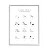 Stupell Industries Ultimate High-Heel Shoe Vocabulary Glam Fashion Chart view 1