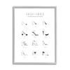 Stupell Industries Ultimate High-Heel Shoe Vocabulary Glam Fashion Chart view 1