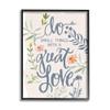 Stupell Industries Do Small Things with Great Love Sentiment Blooming Florals view 1