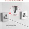 UOOD Retractable Washing Lines, Heavy Duty Wall Mounted Dual Clothes Line, Laundry Drying Clothesline for Indoor Outdoor Free Contraction (Color : Black) view 4