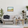 Stupell Industries Tall Grass Sand Dunes Nautical Beach Landscape, Designed by Brooke T. Ryan Black Framed Wall Art, Blue view 2