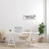 Stupell Industries Underestimate Me That'll Be Fun Wood Plank Pattern, Designed by Daphne Polselli Canvas Wall Art, Black view 2
