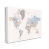 Stupell Industries World Map with Borders Contrasting Regional Tones view 1