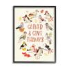 Stupell Industries Gather Give Thanks Acknowledgement Adorable Autumn Birds view 1