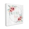 Stupell Industries So Much Love Sentiment Soft Blushing Florals Poppy, Designed by Elizabeth Tyndall Canvas Wall Art, Pink view 1