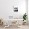 Stupell Industries Misty Clouds Eerie Mountain Landscape Black, Designed by Design Fabrikken Gray Framed Wall Art, Grey view 2