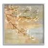 Stupell Industries Vintage Cherry Blossom Tree Branch Distressed Charm, Designed by John SEBA Gray Framed Wall Art, Beige view 1