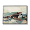 Stupell Industries Abstract Hillside Valley Village Triangular Patterns view 1