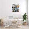 Stupell Industries Abstract Blue Yellow Distortion Busy Shape Arrangement view 2