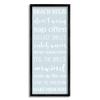 Stupell Industries Beach Rules List Coastal Activities Blue view 1