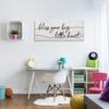 Stupell Industries Your Big Little Heart Phrase Soft Country Script view 2