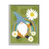 Stupell Industries Daisy Garden Gnome Blue Rainbow Floral Pattern view 1