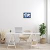 Stupell Industries Country Border World Map Deep Blue Ocean view 2