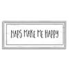 Stupell Industries Naps Make Me Happy Phrase Distressed Plank Pattern view 1