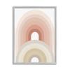 Stupell Industries Big Little Rainbow Desert Terracotta Palette Beige view 1