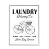 Stupell Industries Laundry Delivery Co. Vintage Bicycle Towel Basket view 1