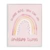 Sweet Girl Amazing Things Phrase Pink, 11 x 14 Inch Framed Gicle Print view 1