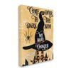 Stupell Industries Dark Side Has Cookies Festive Halloween Witch Hat, Designed by Jill Meyer Canvas Wall Art, Yellow view 1
