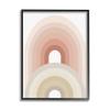 Stupell Industries Big Little Rainbow Desert Terracotta Palette Beige view 1