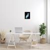 Stupell Industries Blue Heron Pattern Winged Bird Over Black view 2