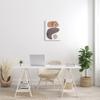 Stupell Industries Bold Abstract Shapes Monstera Plants Terracotta Desert view 2