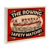 'The Rowing Team Safety Matches Vintage'| Wall Plaque Art view 2