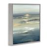 Stupell Industries Abstract Tranquil Nautical Sunrise Reflection, Designed by Lisa Ridgers Gray Framed Wall Art, Grey view 3