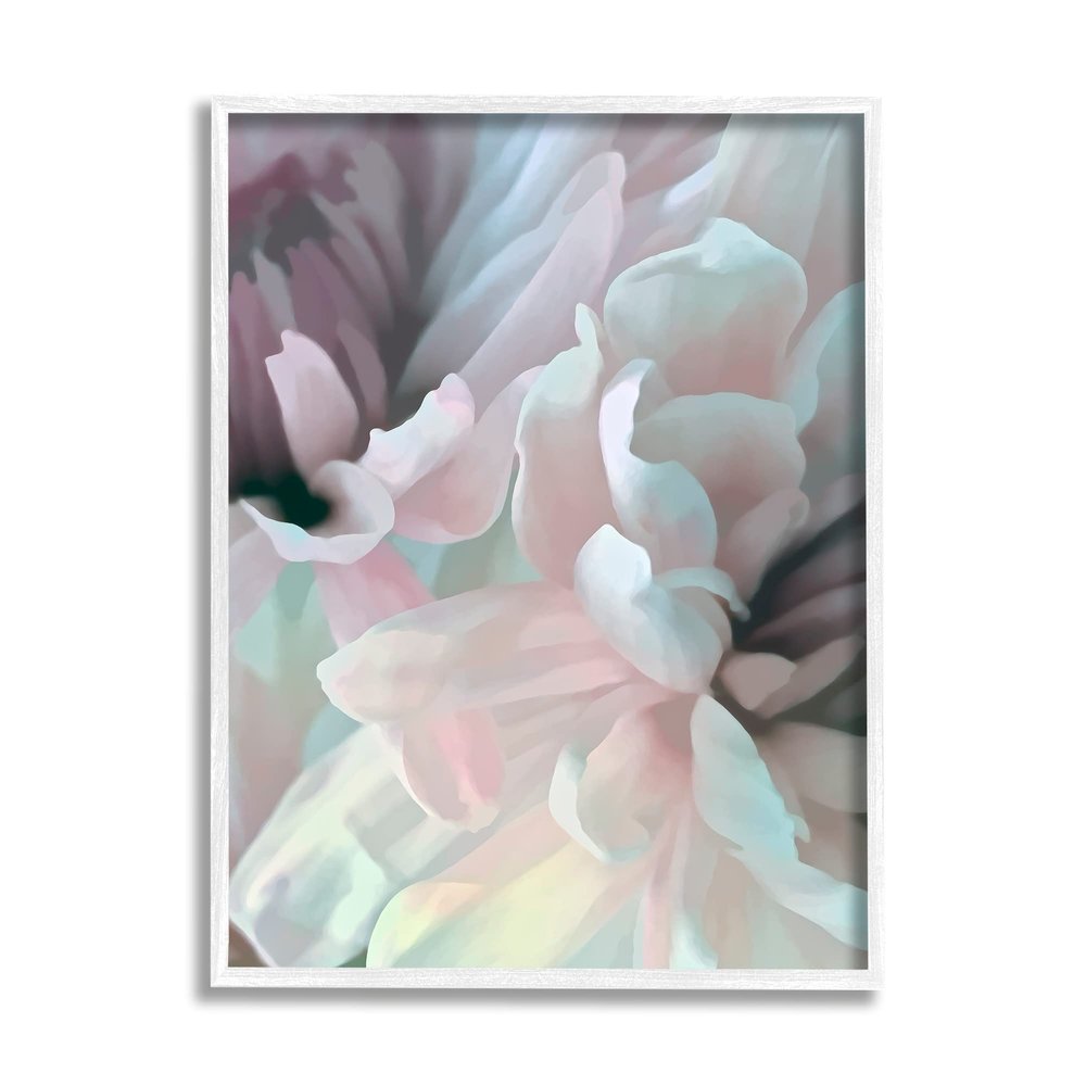 Stupell Industries Blush Flower Petals Meeting Alluring Pink Florals