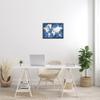 Stupell Industries Country Border World Map Deep Blue Ocean view 2