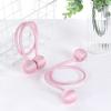 1 Pair Magnetic Curtain Tie Backs For Window Curtains and Drapes Magnetic Tie Band Home Office Decorative Drapes Weave Holdbacks Holders - Pink view 3
