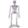 Fun Express Halloween Plush Skeleton Pillow, 5 Feet Tall - Halloween Decor - 1 Piece view 1