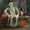Fun Express Halloween Plush Skeleton Pillow, 5 Feet Tall - Halloween Decor - 1 Piece view 4