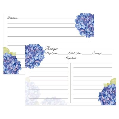 Recipe Cards 4x6, Elegant Blank Recipe Cards, Double-Sided, 60 PCS