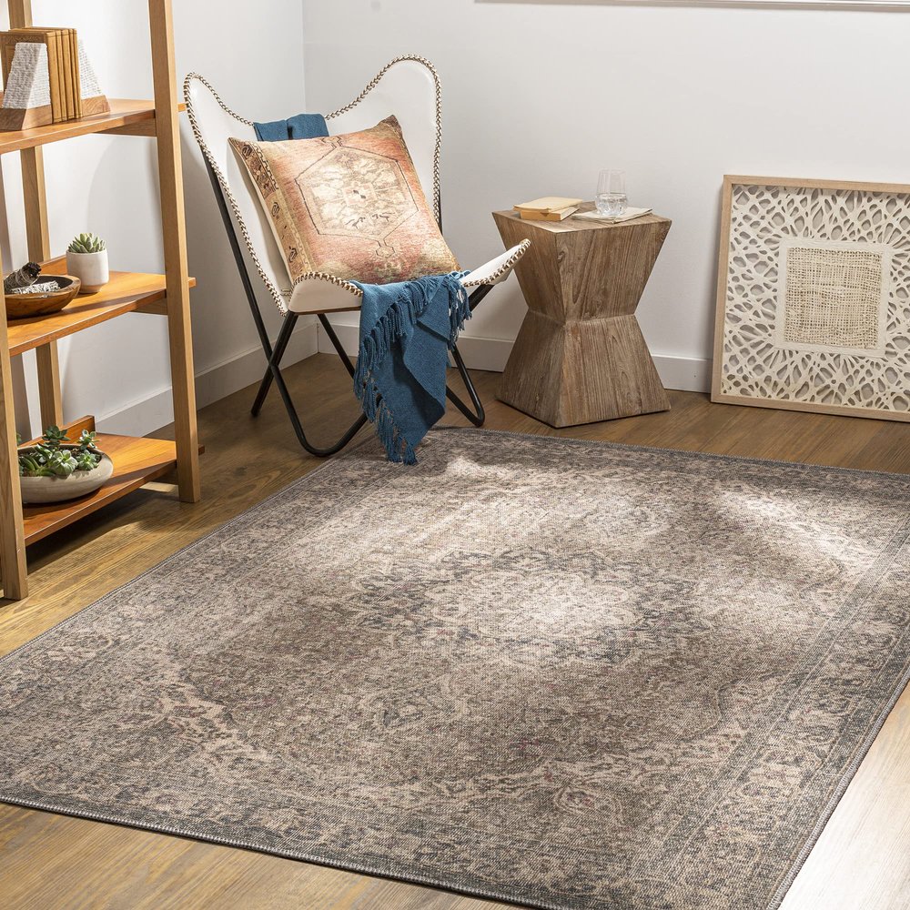 Artistic Weavers Cacia Printed Oriental Area Rug, 2'7" x 10', Brown