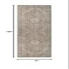 Artistic Weavers Cacia Printed Oriental Area Rug, 2'7" x 10', Brown view 2
