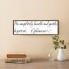 Wooden Framed Sign Ephesians 42-13568 - Office/Bedroom/Living Room Wall Art - Be Completely Humble And Gentle; Be Patient Ephesians 42 white-C6 1550cm PP895 view 4