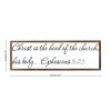 Promini Wooden Framed Sign Ephesians 523-13484 - Office/Bedroom/Living Room Wall Art - Christ Is The Head of The Church, His Body. Ephesians 523 white-C1 1550cm PP1034 view 2