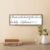 Promini Wooden Framed Sign Ephesians 523-13484 - Office/Bedroom/Living Room Wall Art - Christ Is The Head of The Church, His Body. Ephesians 523 white-C1 1550cm PP1034 view 4