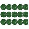 DOITOOL 15pcs Floating Faux Lotus Leaves Simulation Leaves for Fish Aquarium Decoration Lifelike Water Lily Pads for Garden and Fountain Decor view 1