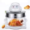 12/17L Air Fryer Large Fryer Oven Glass Fryer Turbo Infrared Convection Air Fryer Convection Oven Healthy Meal Electric Cooker with Recipe Book (17L) view 1