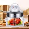 12/17L Air Fryer Large Fryer Oven Glass Fryer Turbo Infrared Convection Air Fryer Convection Oven Healthy Meal Electric Cooker with Recipe Book (17L) view 4