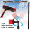 ZWJABYY Window Cleaning Pole,Window Cleaning Kit,Water Fed Pole Window Cleaning System,12-36ft Telescopic Solar Panel Cleaning Brushes Rod,10.8M/36FT view 3