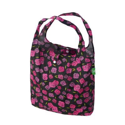 ECO CHIC Foldable Reusable Grocery Bags - Foldable Grocery Bags - Lightweight, Recycled & Reusable Shopping Bag - Waterproof, Packable Tote Fitting in Fine Grocery Bag Carrier