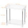 Argox Transparent Bathroom Shelf - Countertop & Sink Storage Organizer view 2