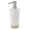 Avanti Linens - Soap Dispenser/Lotion Pump, Matte Textured Home Decor (Drift Collection), Multicolor view 1