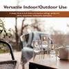 Firefly Fuels Refillable Glass Oil Candle - Transcend 8.38 Hurricane-Style Indoor/Outdoor Lantern. Clean Candle for Dining, Events, and Emergency Lighting. Use with Liquid Paraffin or Lamp Oil view 4