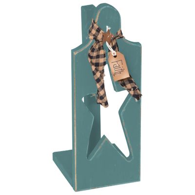 Farmhouse Paper Towel Holder, Sea Foam Green