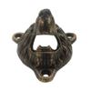 Bear Head Cast Iron Beer Bottle Opener Wall Mounted for Man Cave Decor Gifts (Aged Gold and Black) view 2