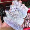 1pc Polished Gemstone Crystals Points Natural White Crack Clear Quartz Crystal Wand 70-75mm for Home Decoration view 3