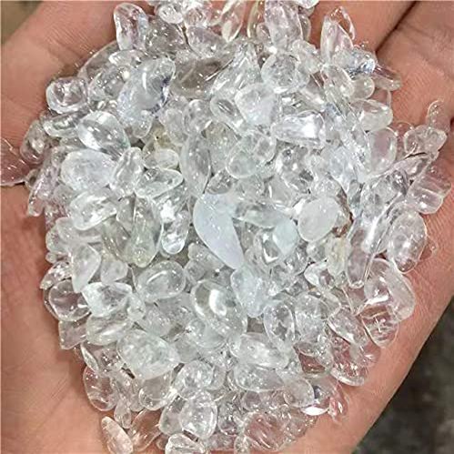 Bulk Crystals Gravel Natural White Clear Quartz Crystal Chips 7-9mm 100g
